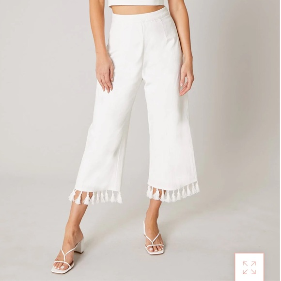 Cynthia Rowley Pants & Jumpsuits Cynthia Rowley Linen Wide Leg